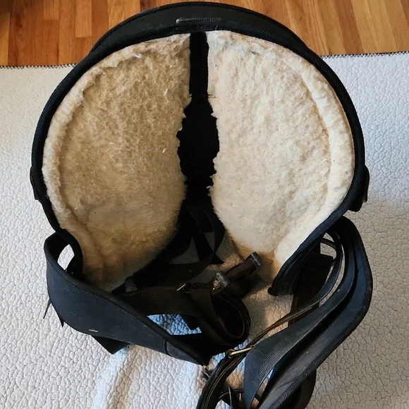 Vintage Y2K Abetta Western Faux Suede Leather Lightweight Saddle Size 15 Rodeo - Picture 4 of 10